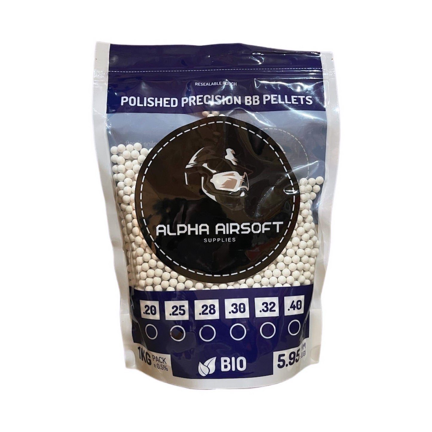 Alpha 0.30g 6mm Polished Precision BB Pellets