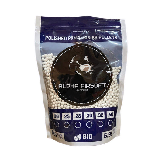 Alpha 0.28g 6mm Polished Precision BB Pellets